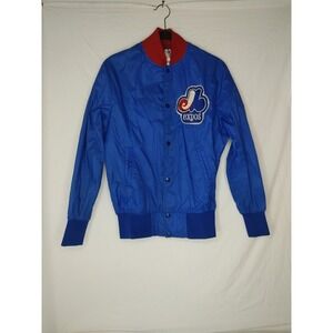 Vintage Montréal Expos 90s Baseball Team Varsity Jacket Boys SzL‎